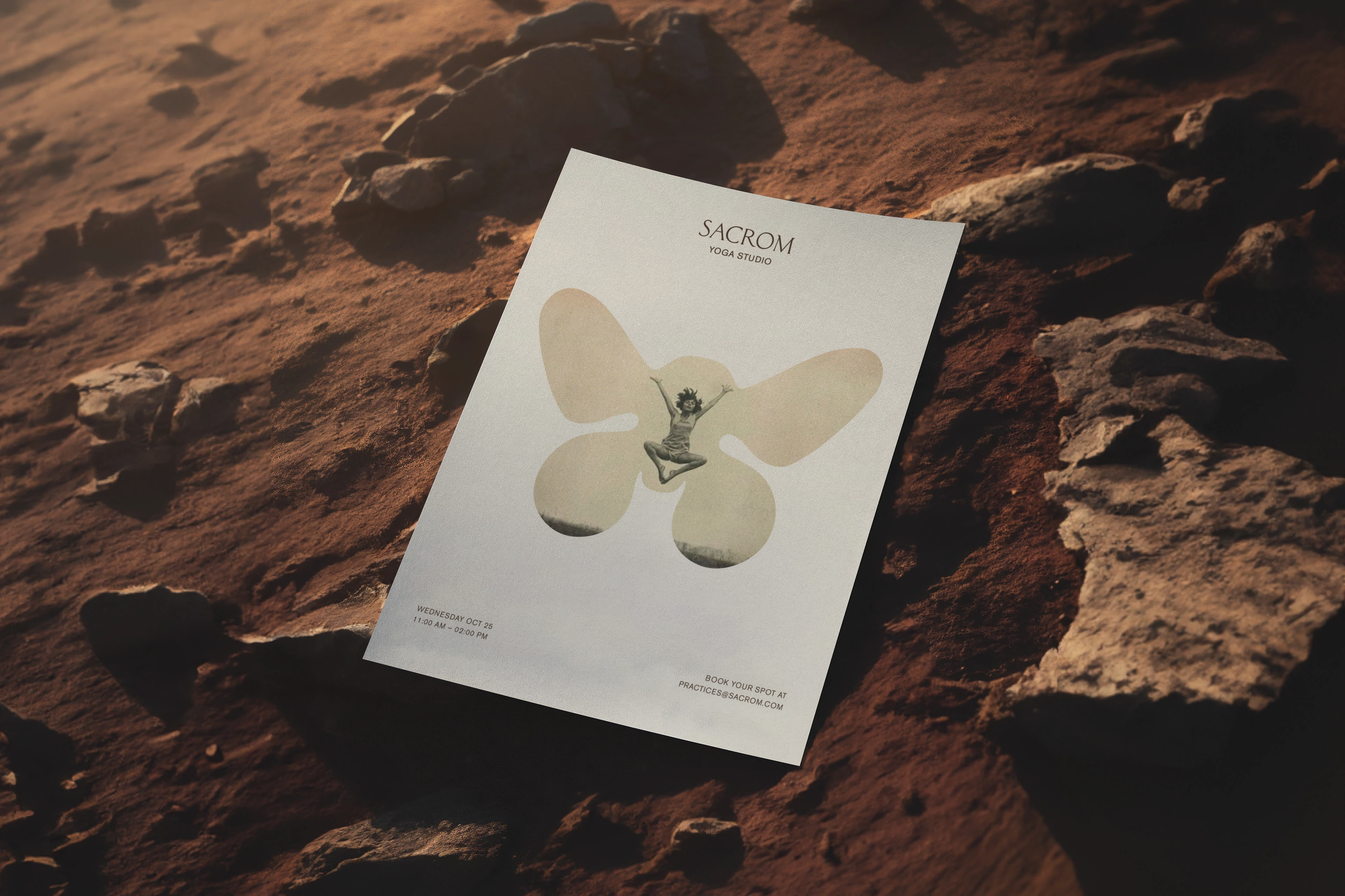Sacrom mindfulness inspired visual identity